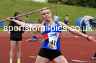 Womens under-20s javelin, 2022 Northern Senior and Under-20 Champs., Wavertree Athletics Centre, Liverpool. Photo: David T. Hewitson/Sports for All Pics